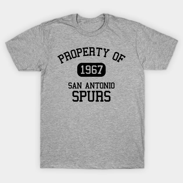 Property of San Antonio Spurs T-Shirt by Funnyteesforme